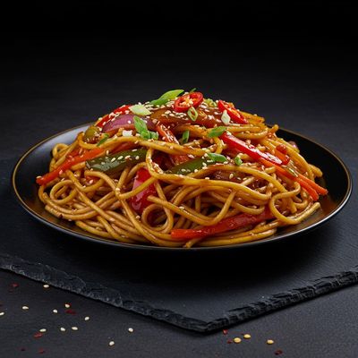Noodles Schezwan Egg